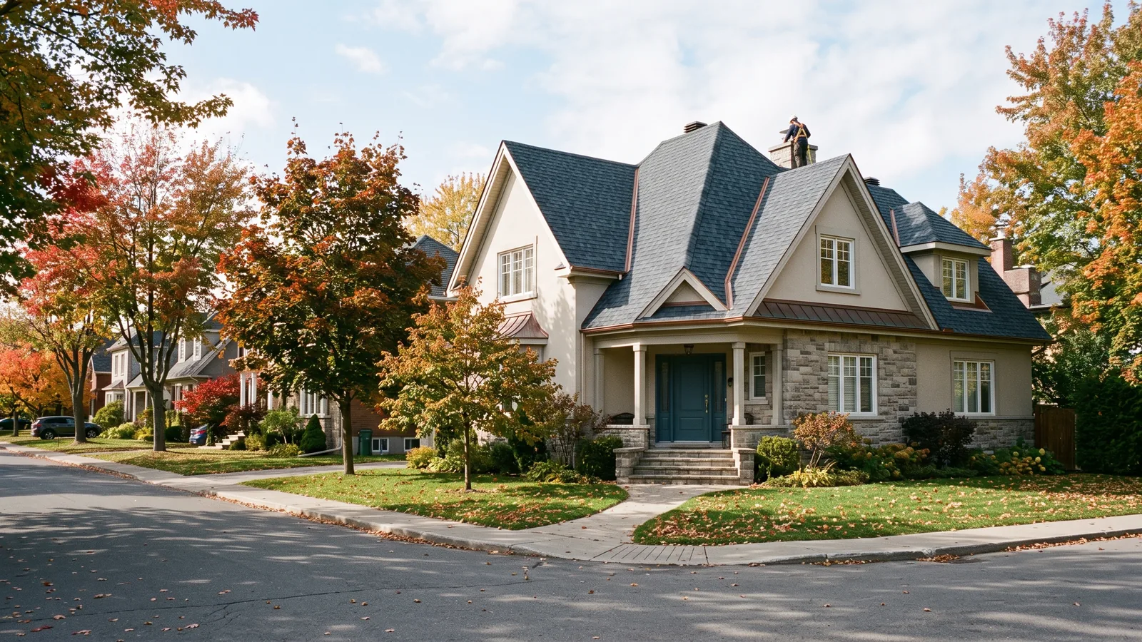 Travaux de toiture résidentielle à Laval, Québec