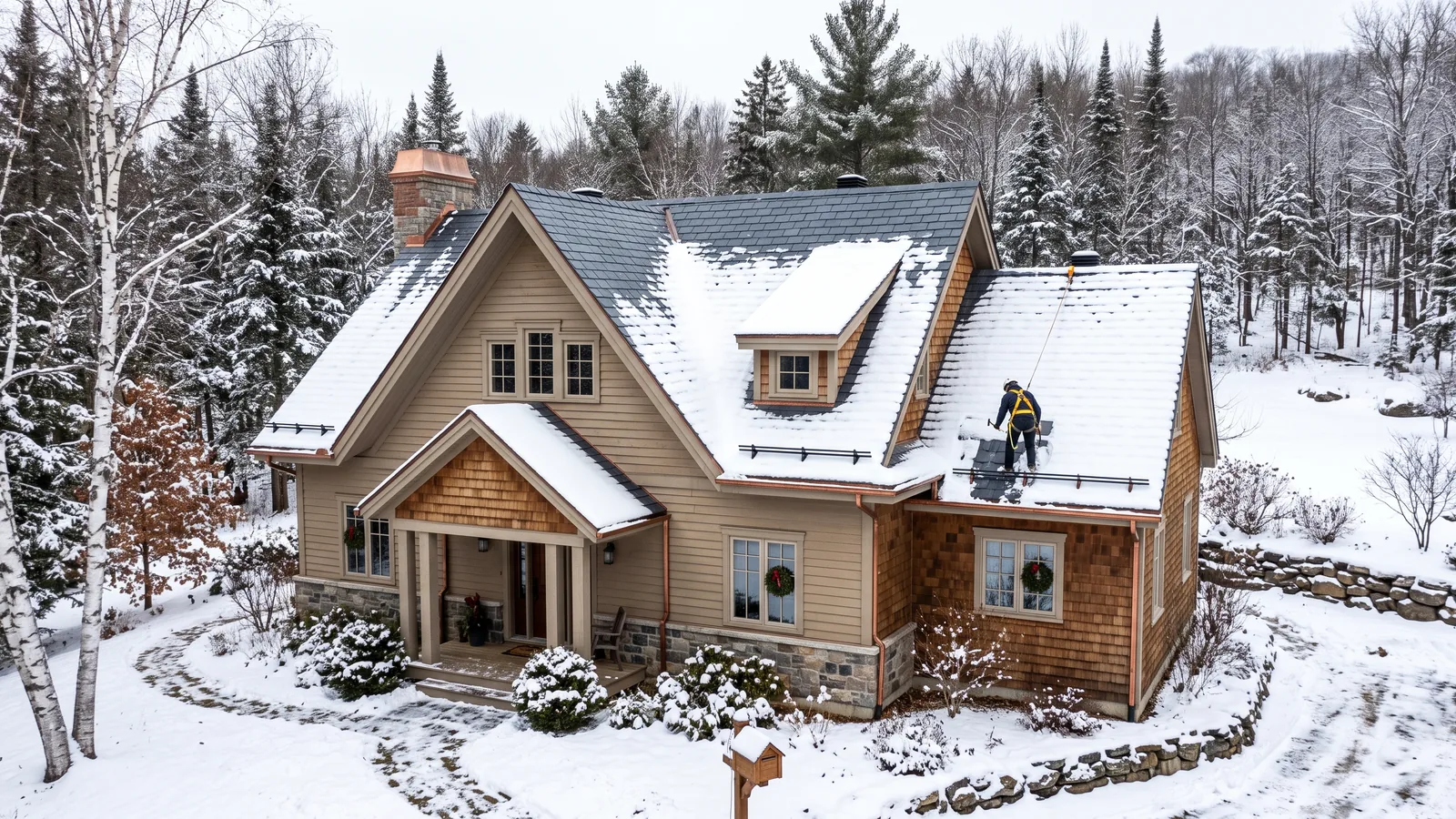 Maison et toiture résidentielle à Côte-Saint-Luc