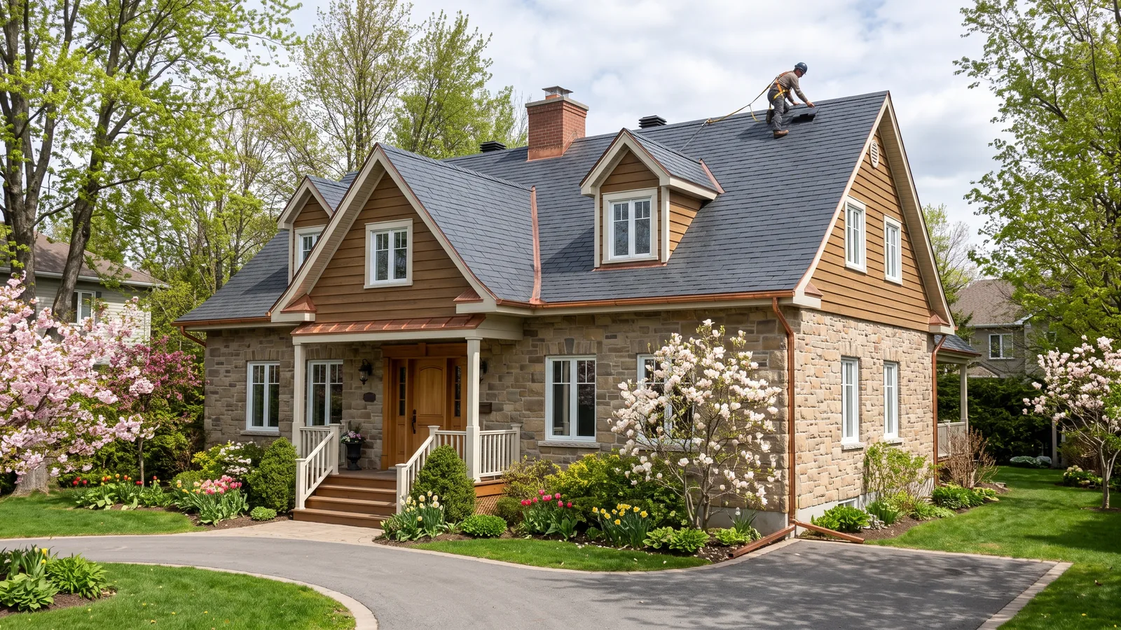 Maison et toiture résidentielle à Malartic