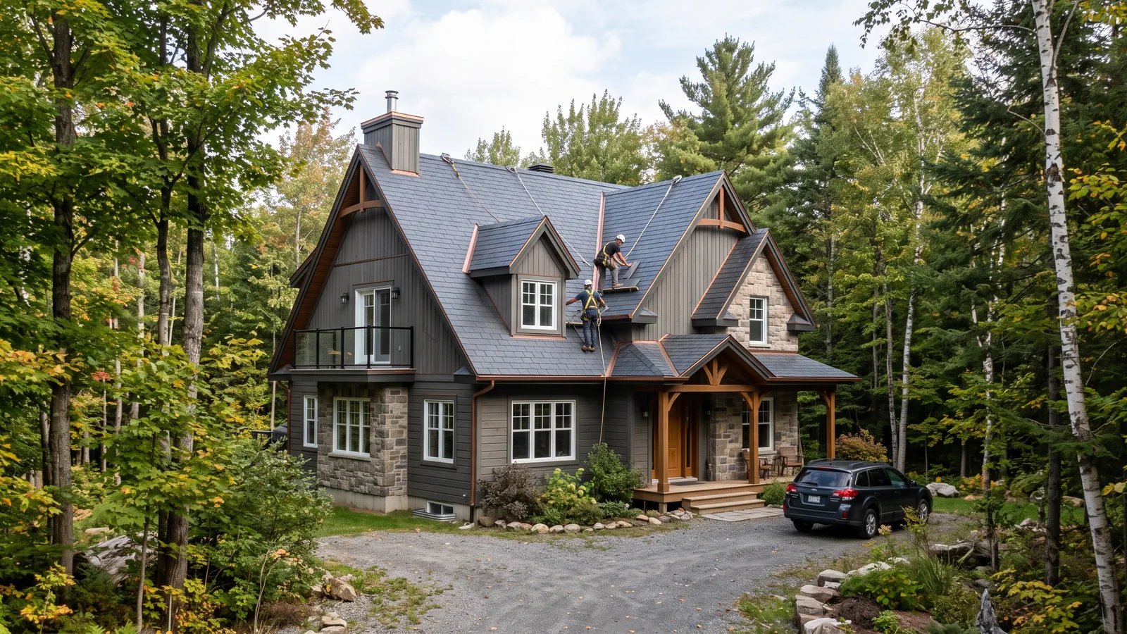 Travaux de toiture résidentielle à Lanaudière (14), Québec