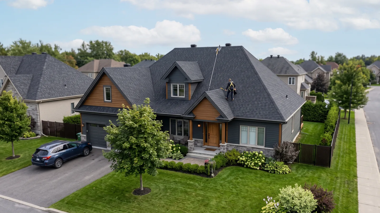 Maison et toiture résidentielle à Montérégie (16)