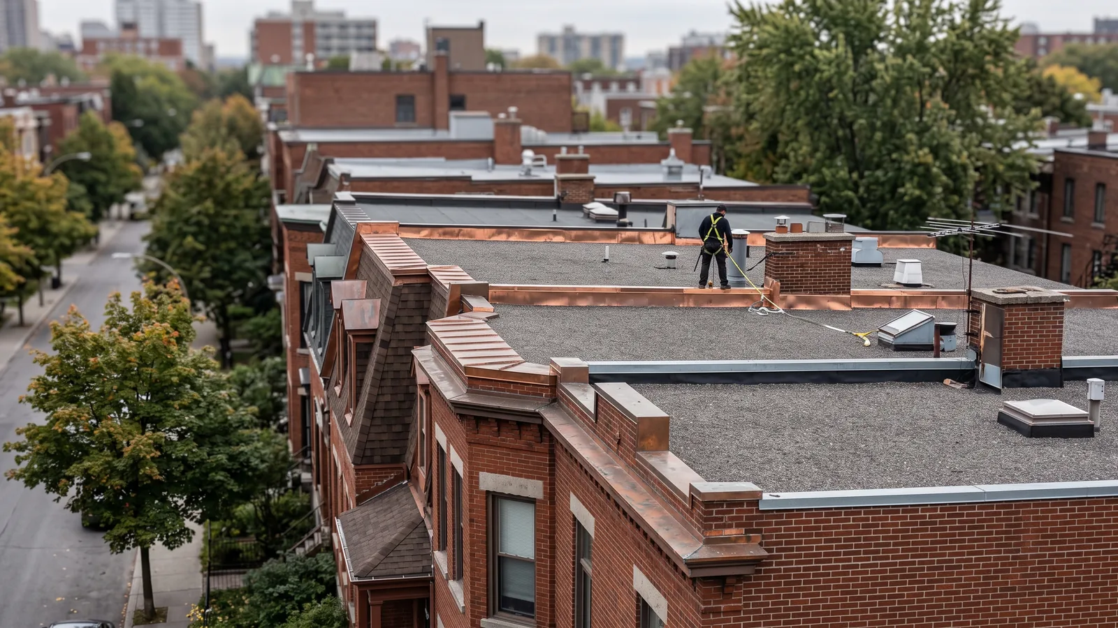 Travaux de toiture résidentielle à Montréal (06), Québec